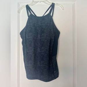 Miss Me Small Blue Workout Tank. Built in bra